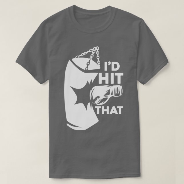 Ix27d Slå att Boxer Body Bag med en handskbåge G T Shirt (Design framsida)