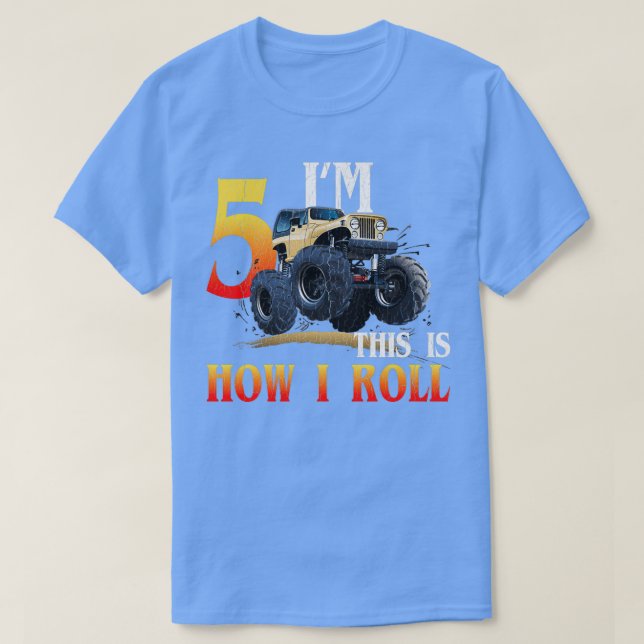 Ix27m 5 Det här är Hur jag rullar 5 T Shirt (Design framsida)