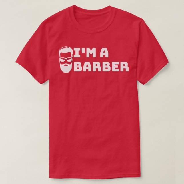Ix27m a barber 3 t shirt (Design framsida)