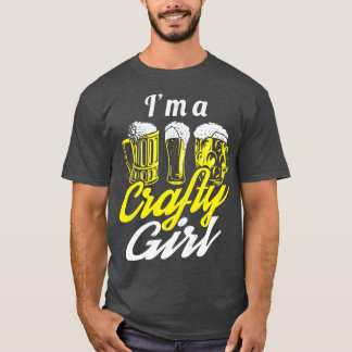 Ix27m A Crafty Girl Beer Home Brewing T T Shirt