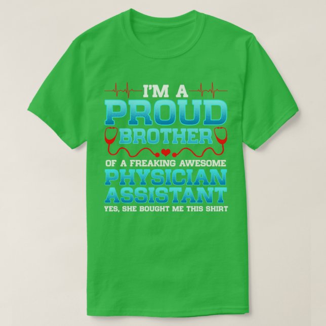 Ix27m a proud brother of a Freakin Fantastisk Phys T Shirt (Design framsida)