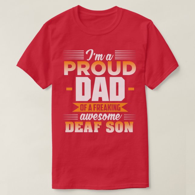 Ix27M A PROUD PAPPA AV ETT FREAKANDE FANTASTISK-DÖ T Shirt (Design framsida)