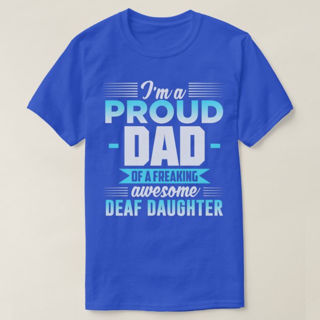 Ix27M A PROUD PAPPA AV ETT FREAKANDE FANTASTISK-DÖ T Shirt (Design framsida)