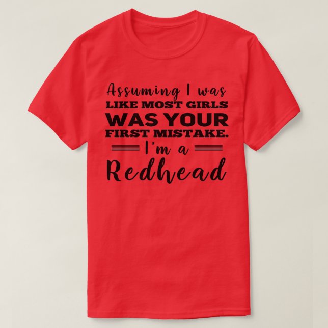Ix27M A-RÖDHÅRIG 5 T Shirt (Design framsida)