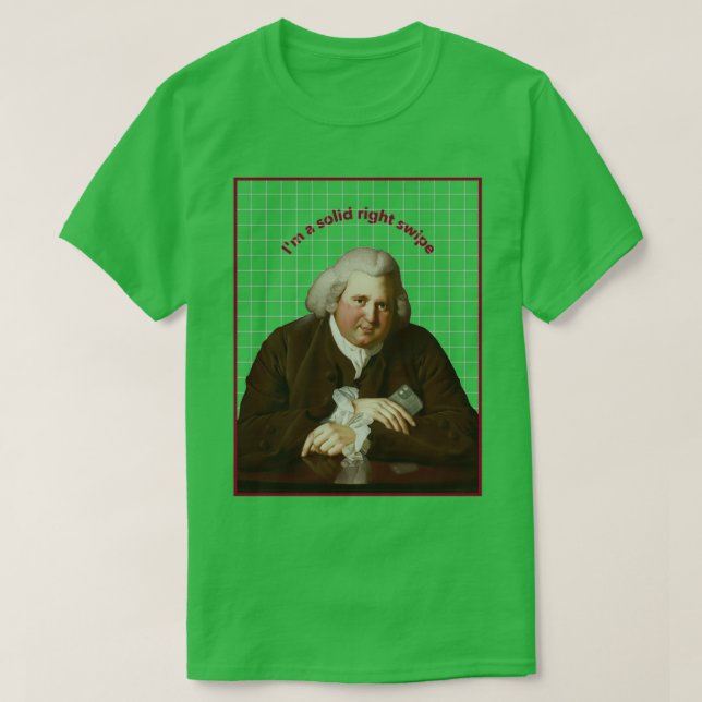 Ix27m en Solid Höger Svep T Shirt (Design framsida)