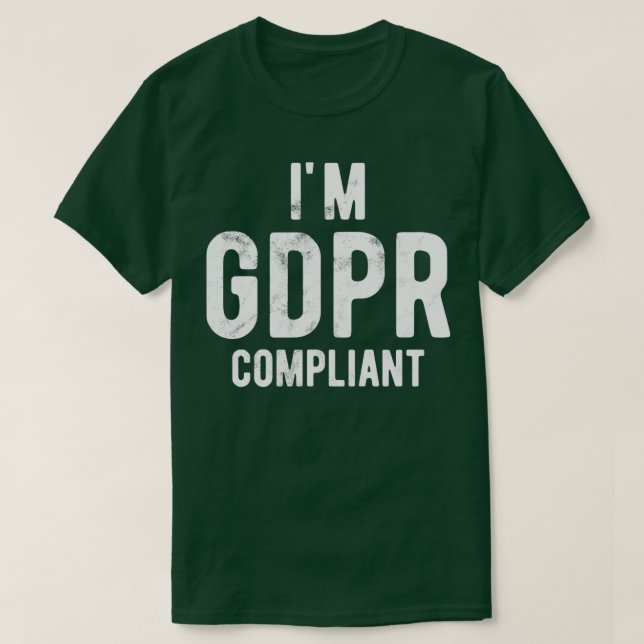 Ix27m GDPR-kompatibel T Shirt (Design framsida)