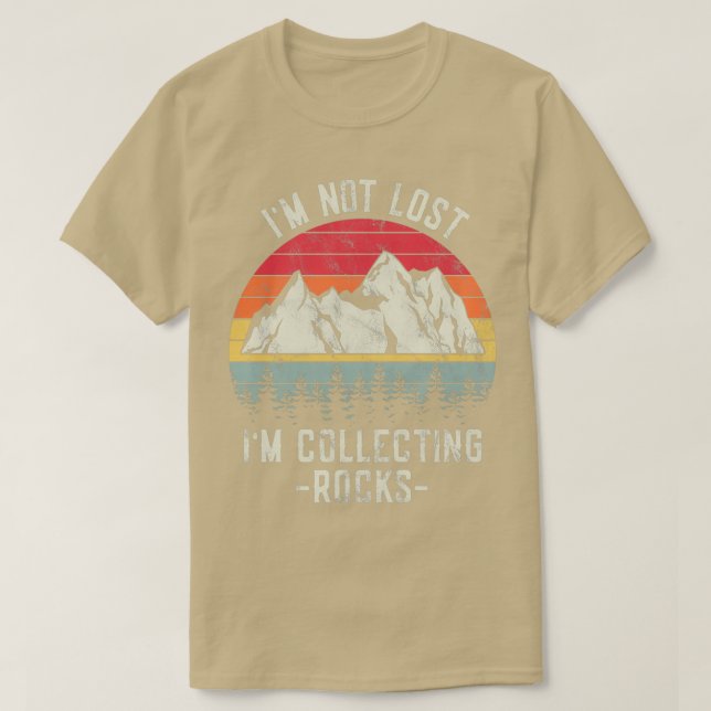 Ix27m, inte Borttappad Ix27m Samlar in Sten Lustig T Shirt (Design framsida)