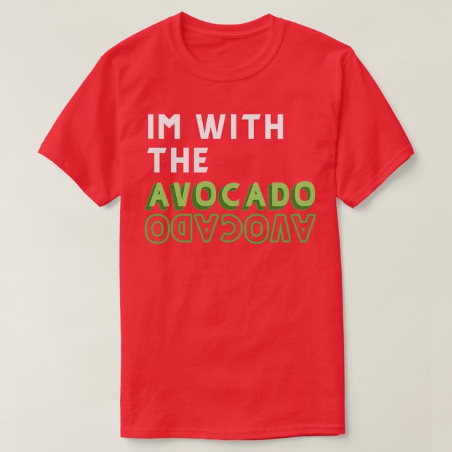 Ix27m med Avacado T Shirt (Design framsida)