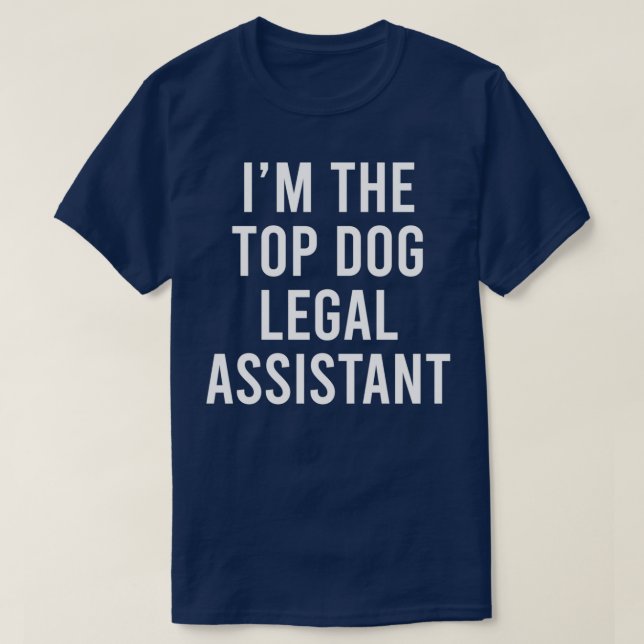 Ix27m, översta Hund, juridisk assistent, funktione T Shirt (Design framsida)