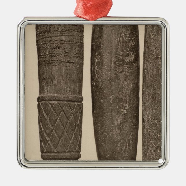 IX stenrör, så Calif Julgransprydnad Metall (Framsidan)