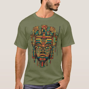 Ixchel Mayan Gudom Mask T Shirt
