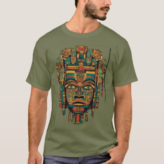 Ixchel Mayan Gudom Mask T Shirt