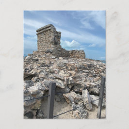 Ixchel Mayan Temple Mexico-vykort Vykort