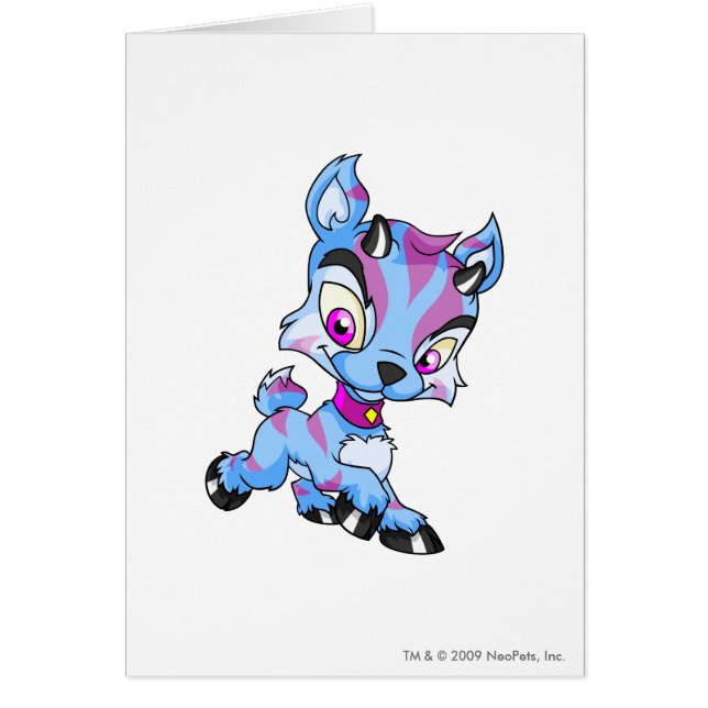 Ixi görat randig hälsningskort (Framsidan)