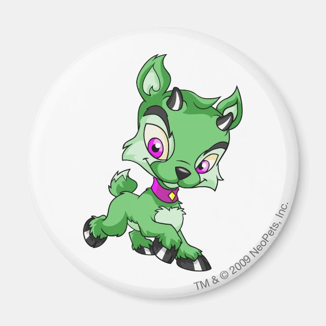 Ixi-Grönt Magnet (Framsidan)