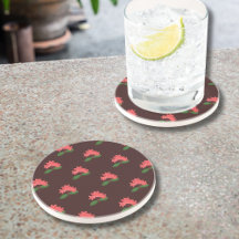 Ixora, Flower of Maha Sarakham (mörk) Sandstone