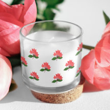 Ixora, Flower of Maha Sarakham Scented Burk Candle