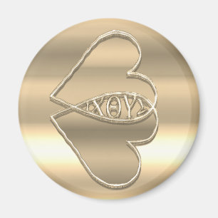 IXOYE i guld Magnet