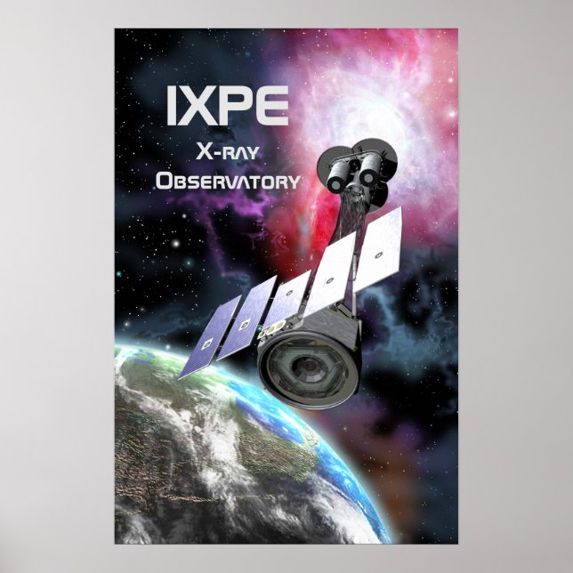 IXPE röntgenobservatorium Poster (Framsidan)