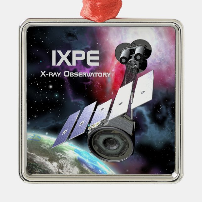 IXPE X-Ray Observatory Julgransprydnad Metall (Framsidan)