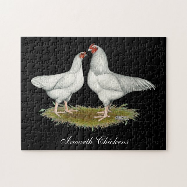 Ixworth Chickens Pussel (Horisontell)