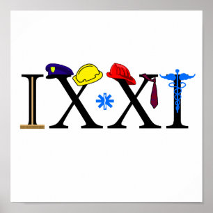 IXXI Kom ihåg 9-11 Poster