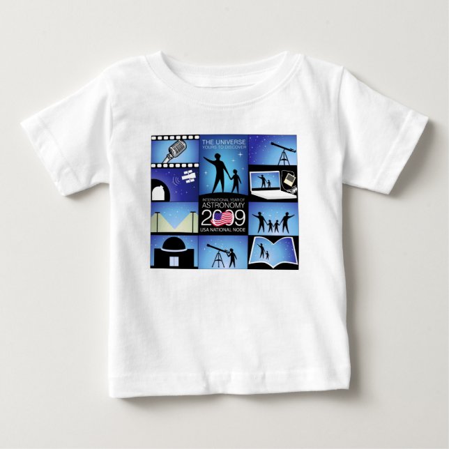 IYA2009 - Us-knutpunkt: Barns skjorta T-shirt (Framsida)