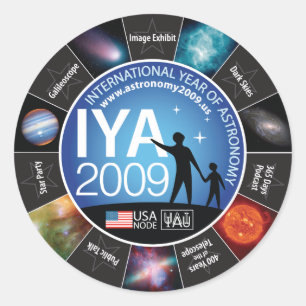 IYA Sticker - US Node Runt Klistermärke