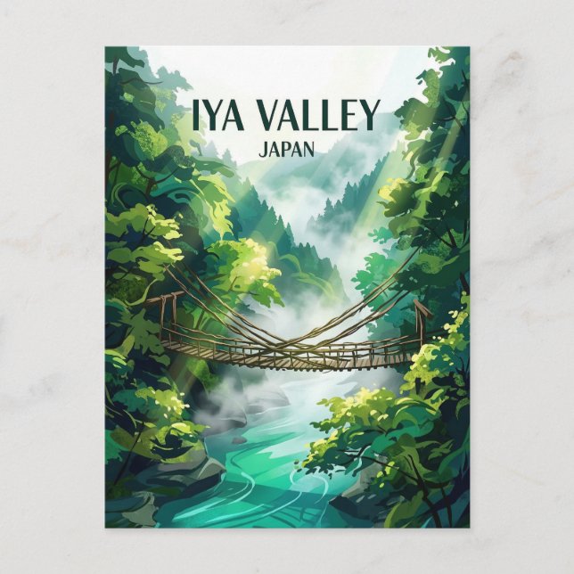 Iya Valley Japan Vykort (Framsida)