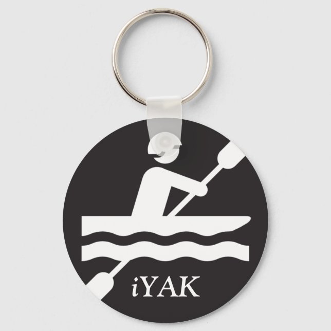 iYAK, Kayaking Keychain Nyckelring (Framsida)