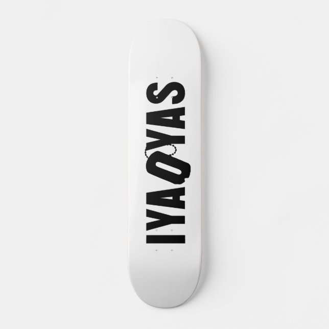 IYAOYAS MINI SKATEBOARD BRÄDA 18,5 CM (Framsida)
