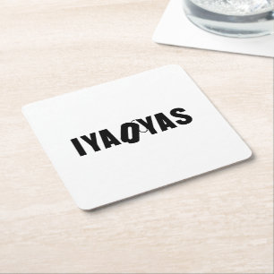 IYAOYAS UNDERLÄGG PAPPER KVADRAT