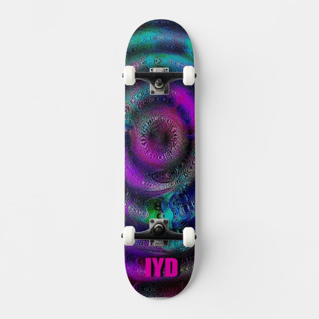 IYD (i dina drömmar) Old School Skateboard Bräda 21,6 Cm (Framsida)