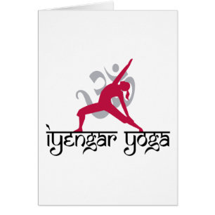 Iyengar Yoga poserar Hälsningskort