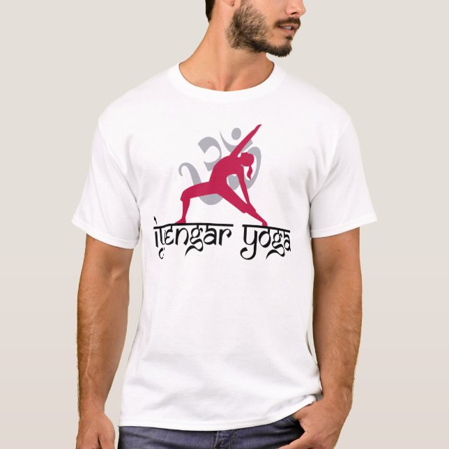 Iyengar Yoga poserar Tee (Framsida)
