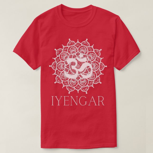 Iyengar Yoga Spirit Design T Shirt (Design framsida)