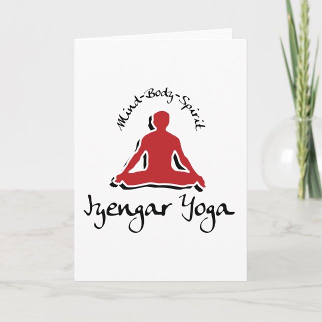 Iyengar Yogagåva Kort (Framsida)