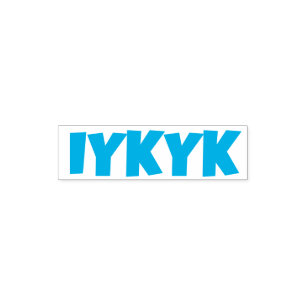 IYKYK SJÄLVFÄRGANDE STÄMPEL