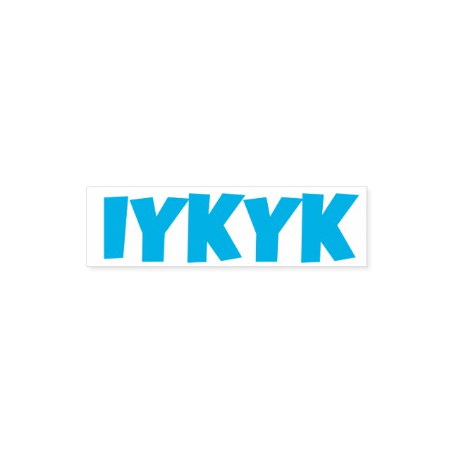 IYKYK SJÄLVFÄRGANDE STÄMPEL (Design)