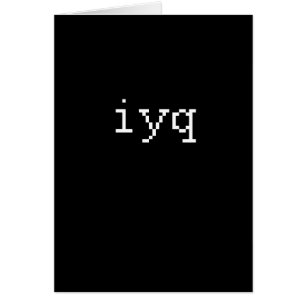 IYQ HÄLSNINGSKORT