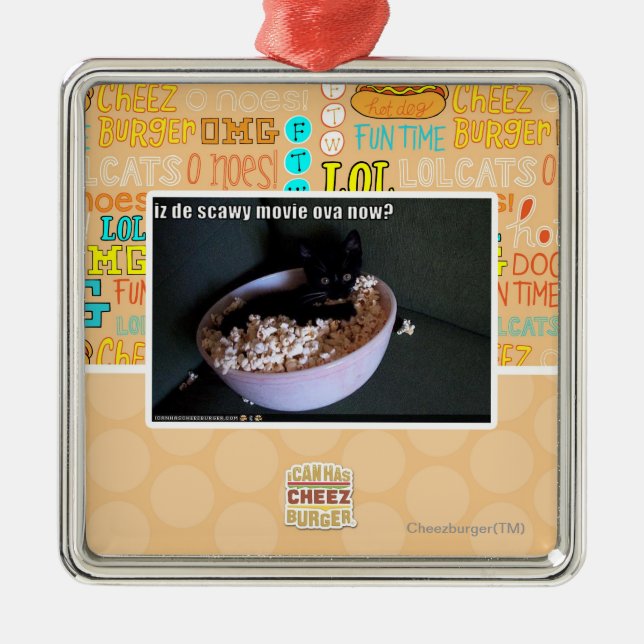 Iz de scawy filmova nu? julgransprydnad metall (Framsidan)