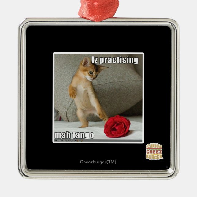 Iz praktisera mah tango julgransprydnad metall (Framsidan)