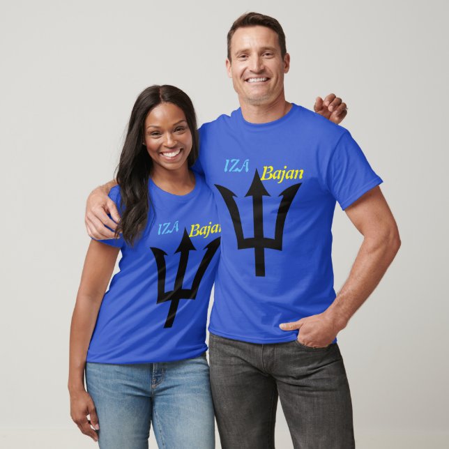 IZA Bajan, Barbados T Shirt (Unisex)
