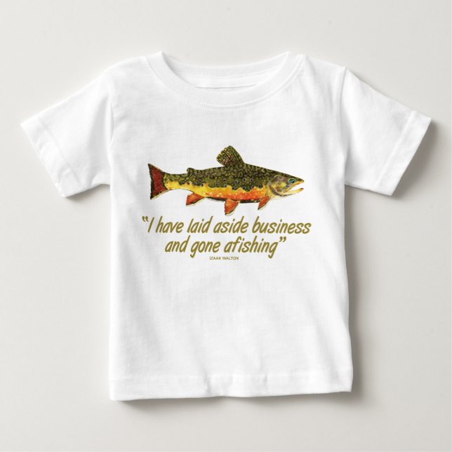 Izaak Walton Fiskeoffert Tee Shirt (Framsida)