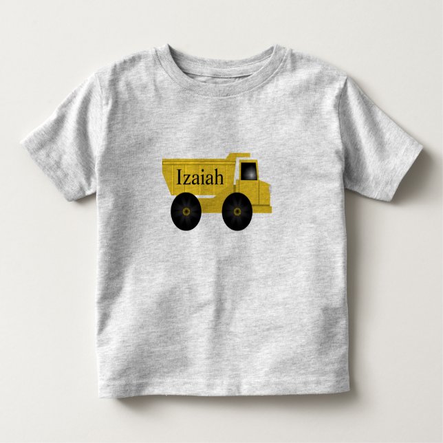 Izaiah Personlig Lastbil Shirt T Shirt (Framsida)