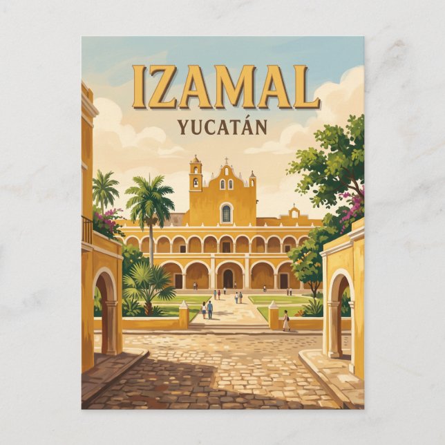 Izamal Mexiko Vykort (Framsida)