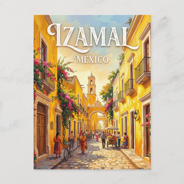 Izamal Mexiko Vykort (Framsida)