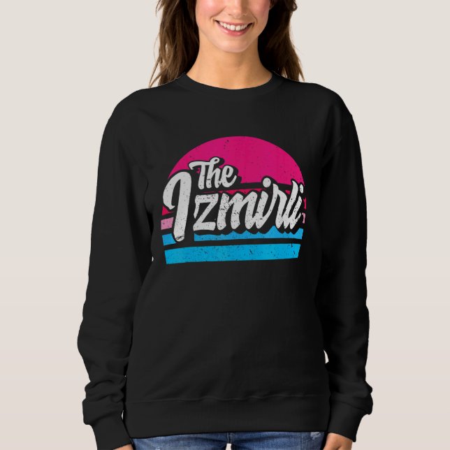 Izmir 35 Memleket Turkey Retro Idea T Shirt (Framsida)
