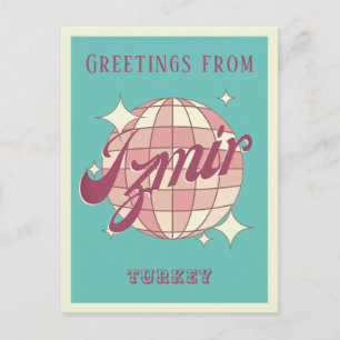 Izmir Turkiet Retro Vintage vykort