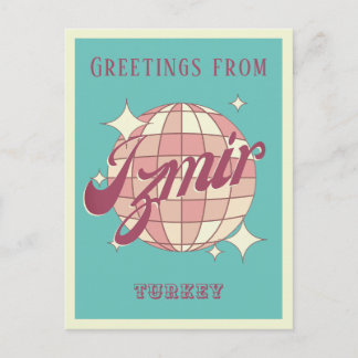 Izmir Turkiet Retro Vintage vykort